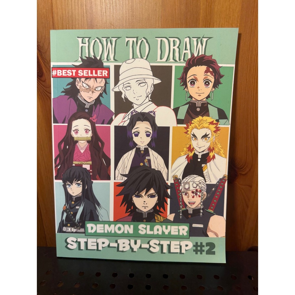How to Draw Demon Slayer Step-by-Step Book 2 Anime Manga Art Guide 2022 Release